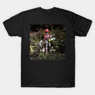 CD's and DVD's glow in the dark music scarecrow T-Shirt